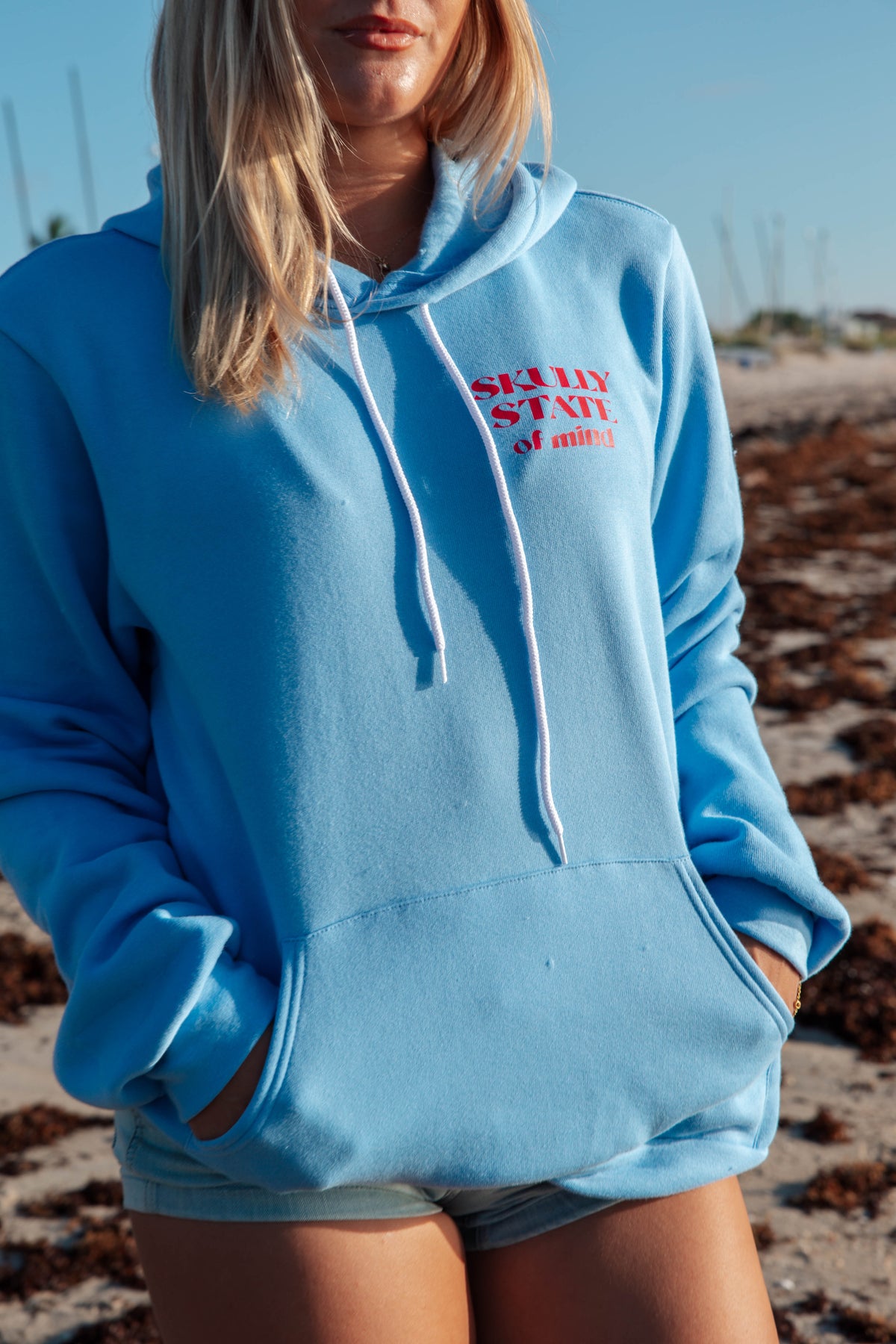 Girls Carolina Blue Lacrosse Hoodie