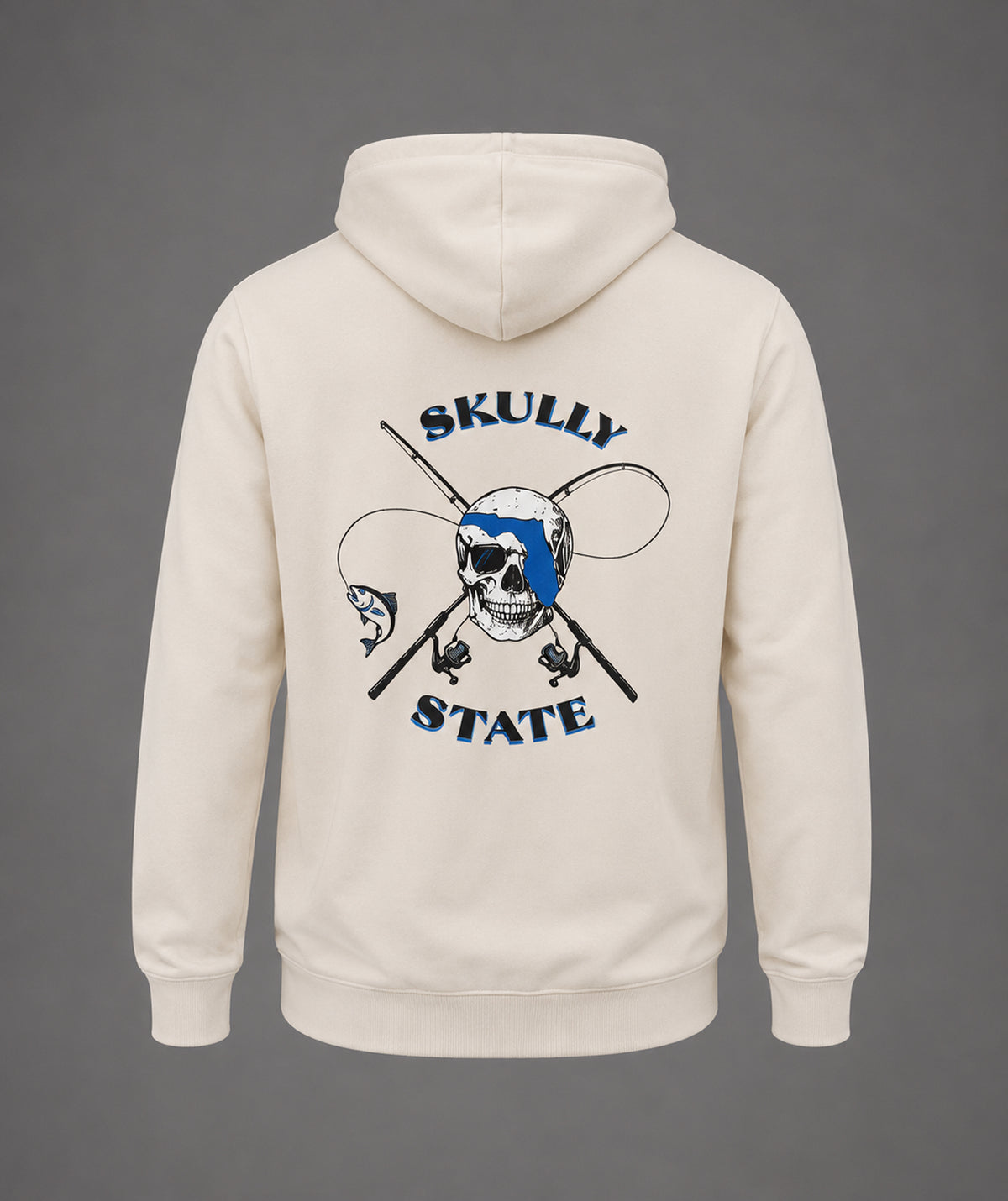 Beige Fishing Hoodie