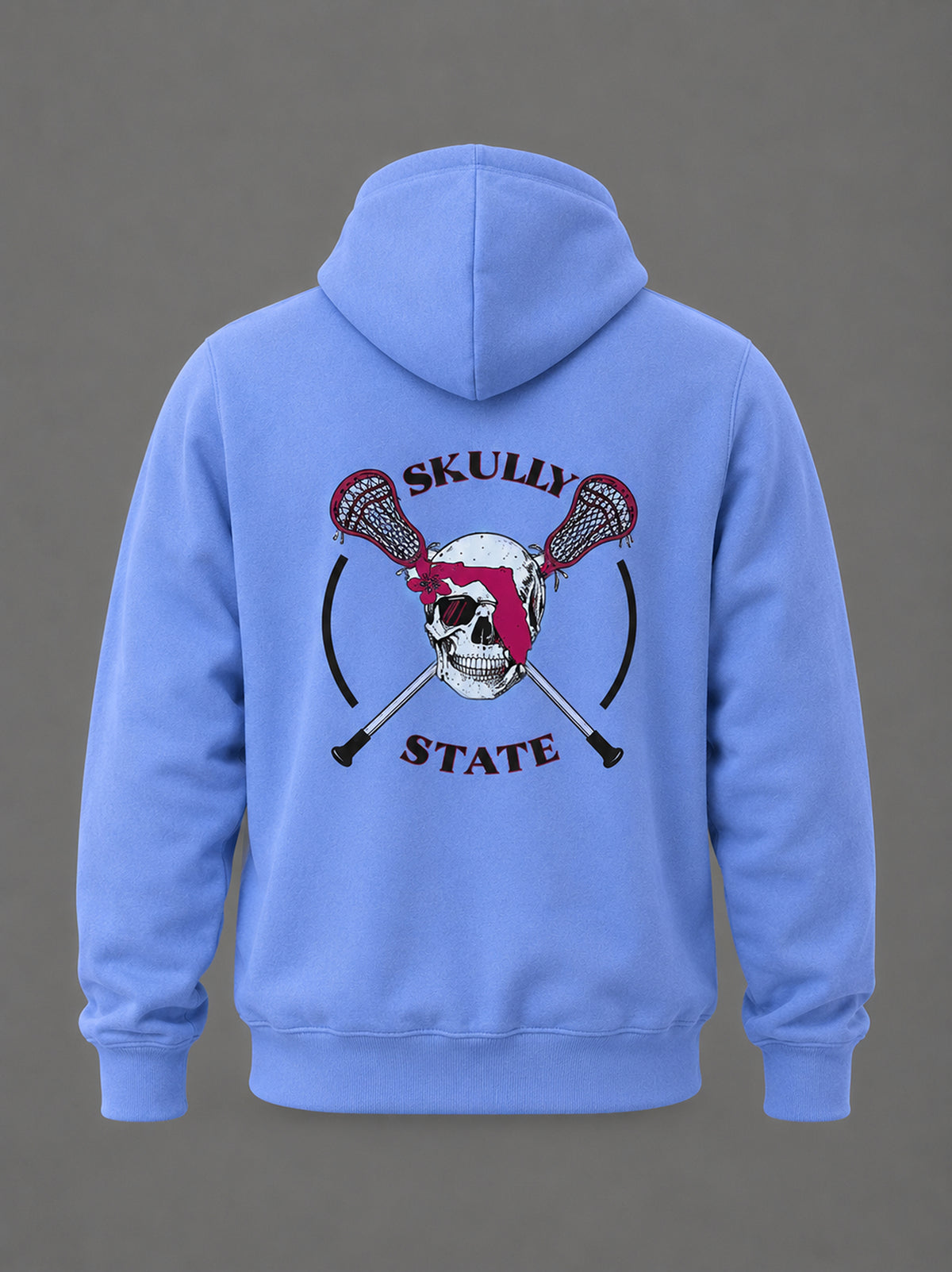 Girls Carolina Blue Lacrosse Hoodie
