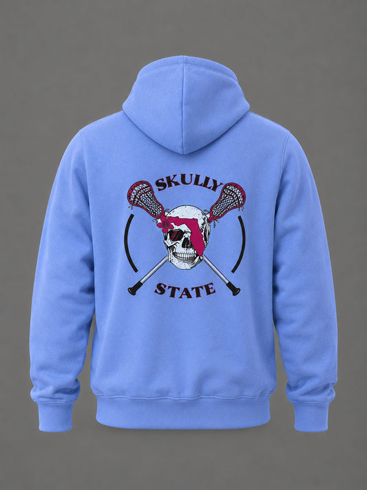 Girls Carolina Blue Lacrosse Hoodie
