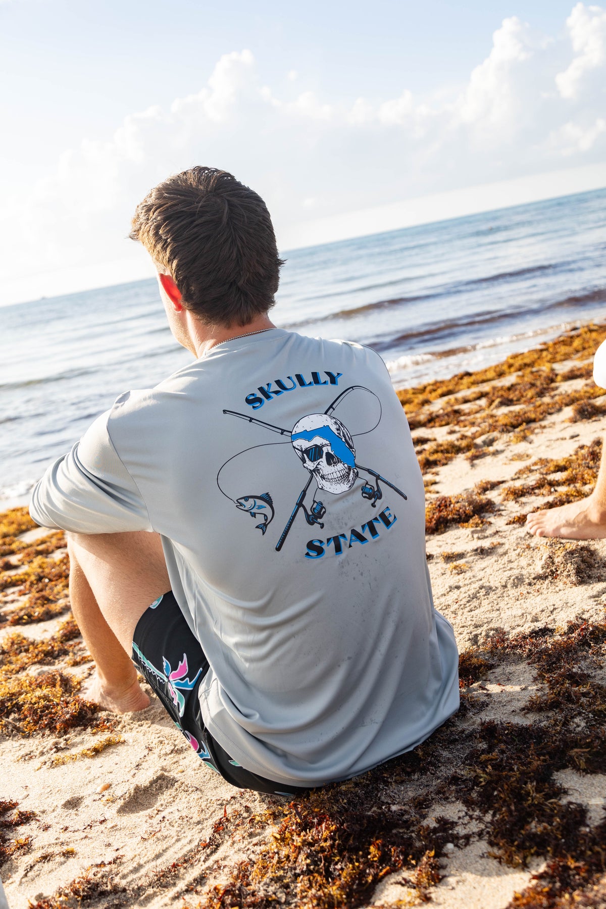 Grey Performance Fishing Long Sleeve