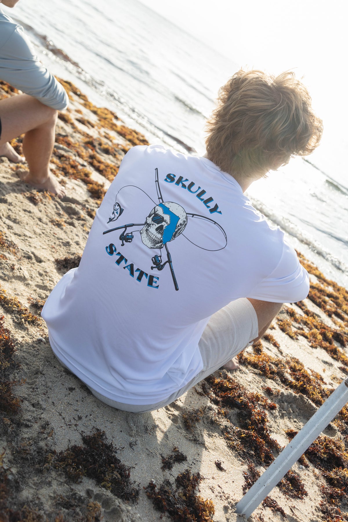 White Performance Fishing Long Sleeve