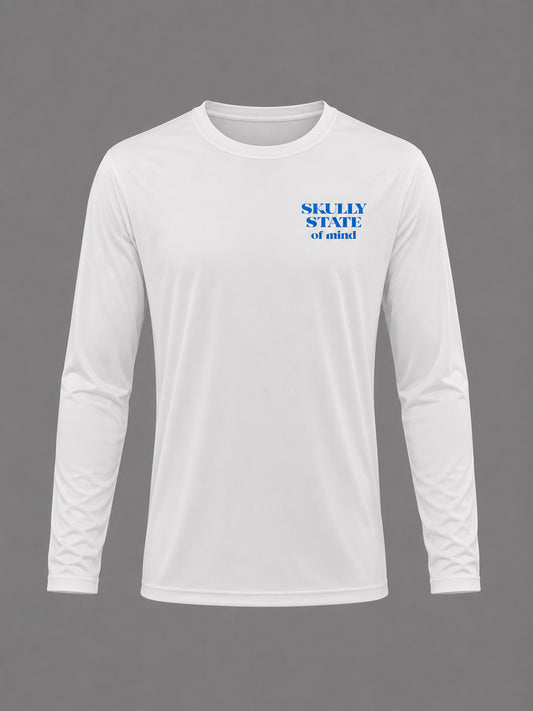 White Performance Fishing Long Sleeve